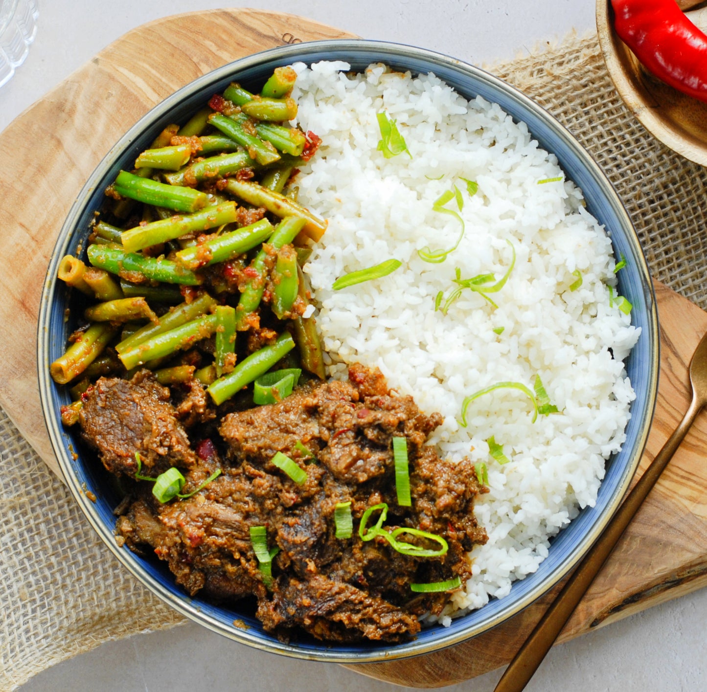 Chef Special: Rendang met Sajoer Boontjes