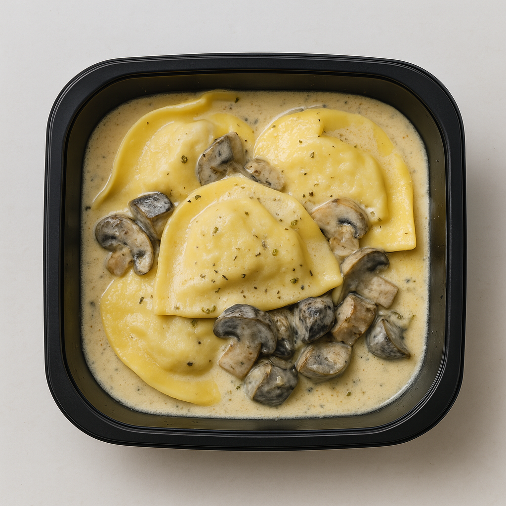 Handgemaakte Ravioli van Bosbaddenstoelen